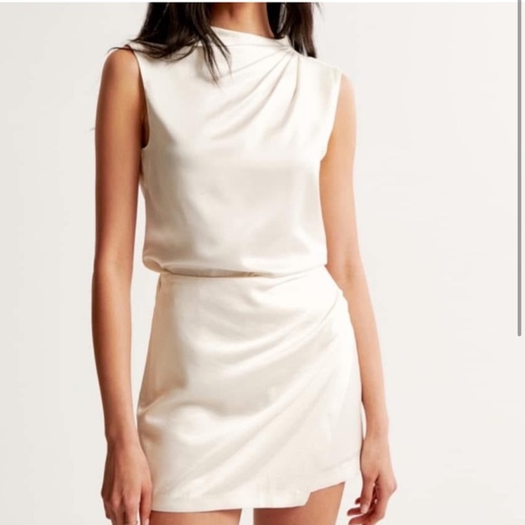 Abercrombie & Fitch Dresses & Skirts - Abercrombie & Fitch Ivory Satin Set
